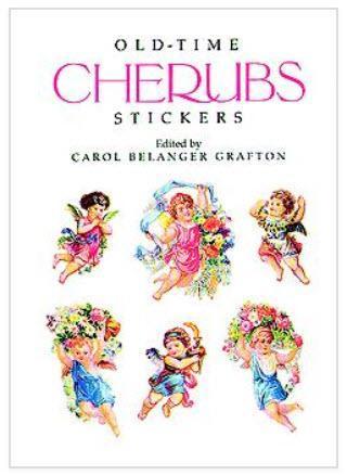 38 Full Color Old Time Cherubs Stickers