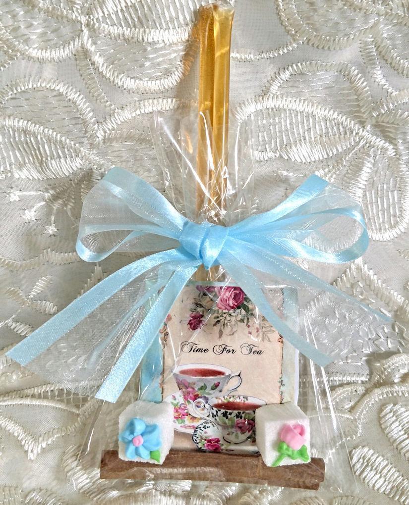 6 Time for Tea Party Favor Bags-Roses And Teacups