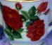 8 Cup Square Hand Decorated Porcelain Teapot-Roses And Teacups