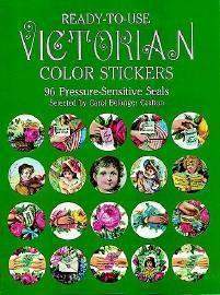 95 Victorian Color Stickers - Limited Supply!-Roses And Teacups