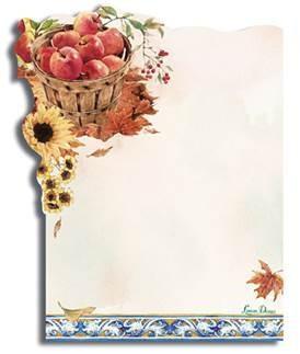 Apples Sticky Notes Pad-Roses And Teacups