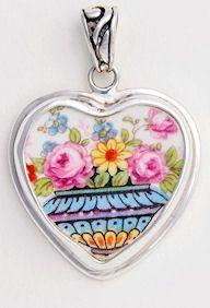 Art Deco China Pendant