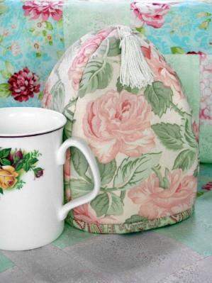 Briar Rose Tea Cup Cozy Cover-Roses And Teacups