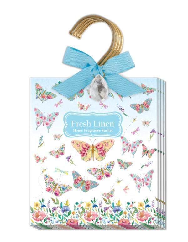 Butterfly Fresh Linen Hanging Sachets