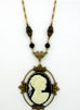 Cameo Necklace in 3 Colors-Roses And Teacups