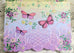 Carol Wilson Charlottes Butterflies Note Cards Portfolio-Roses And Teacups