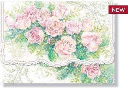 Carol Wilson Rose Cascade Note Card Portfolio