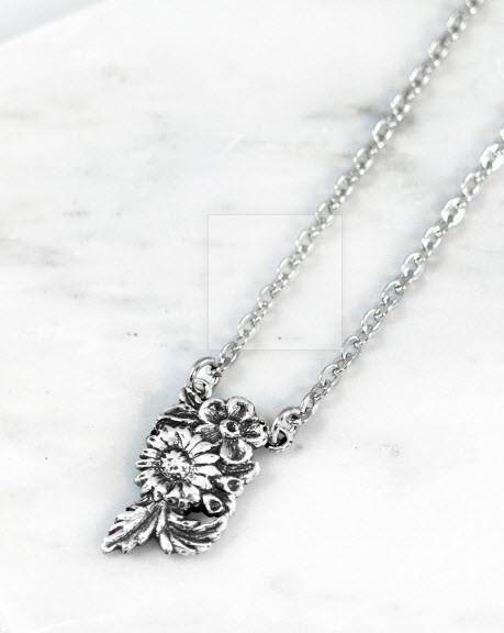 Cecelia Silver Spoon Jewelry Necklace