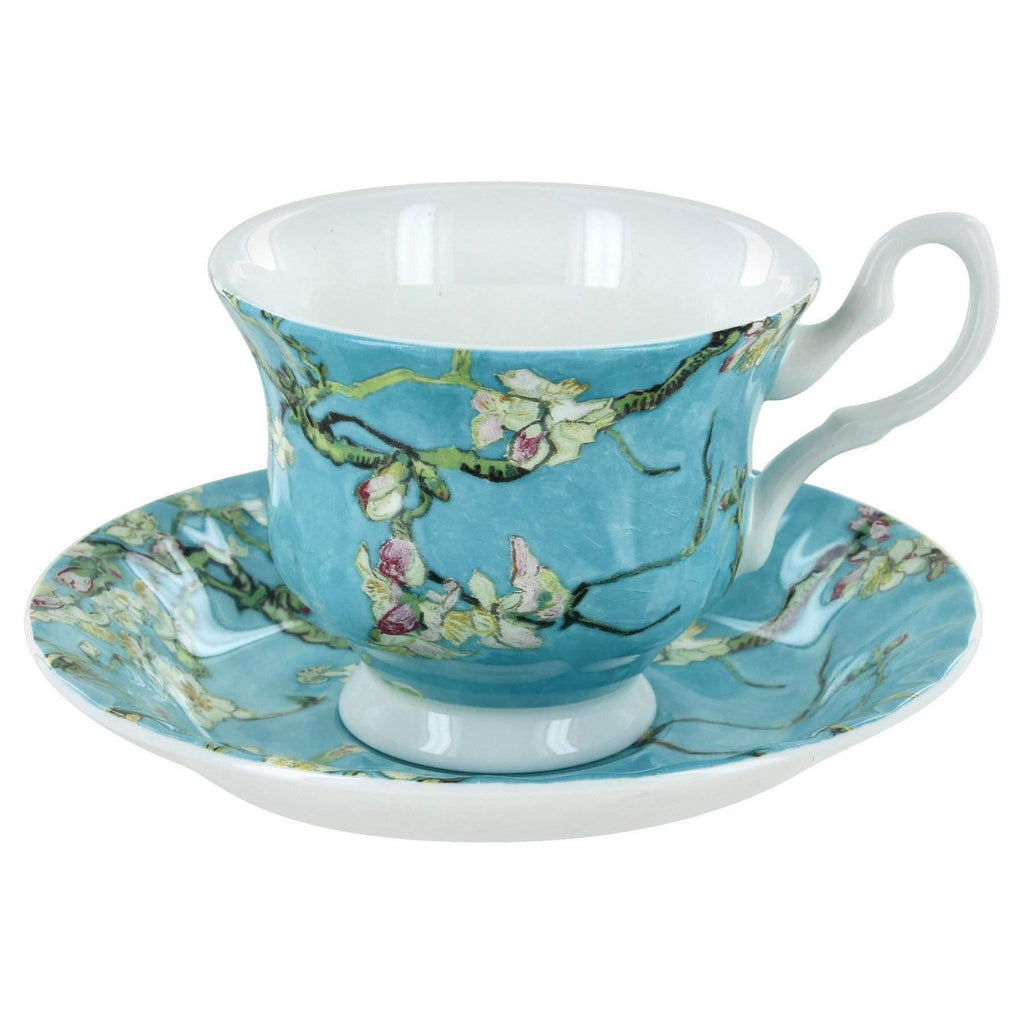 Cherry Blossom Fine Bone China Tea Cup & Saucer-Roses And Teacups