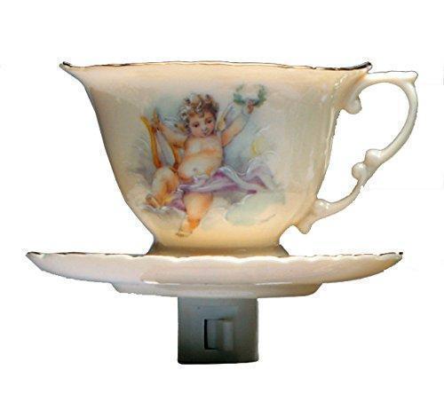 Cherub Angel Porcelain Teacup Night Light