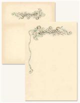 Cherubs Victorian Stationery