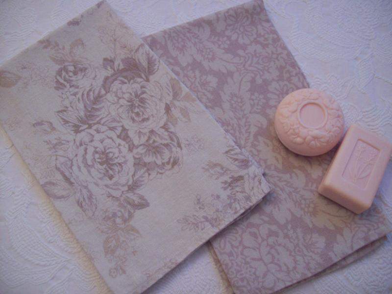 Chic and Shabby Guest Towel-Roses And Teacups