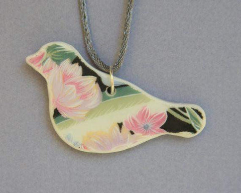 China Bird Pendant Delicate Colors 1 AVAILABLE