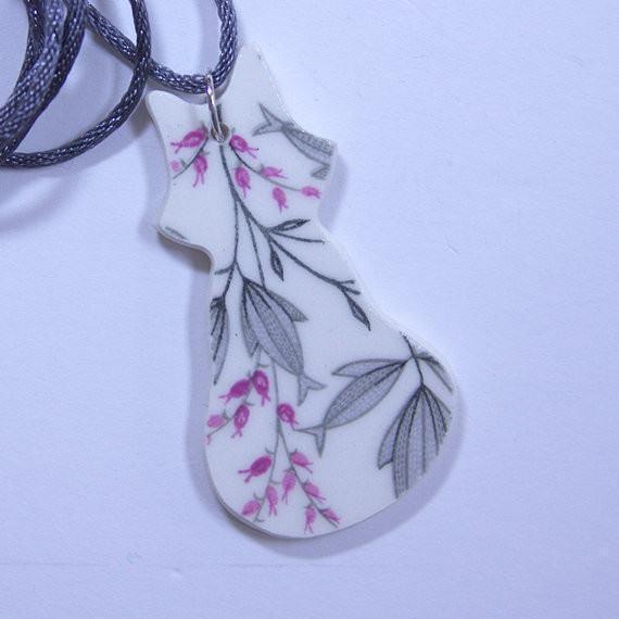 China Cat Pendant Delicate Colors 1 AVAILABLE
