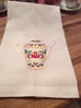 China Teapot Embroidered Tea Towel - Only 1 Left-Roses And Teacups