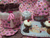 Cupcakes and Chocolate 13x42 Table Runner-Roses And Teacups