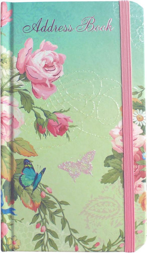 Enchanted Garden Address Book-Roses And Teacups