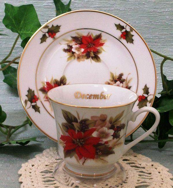 Flower of the Month Teacup - December-Roses And Teacups