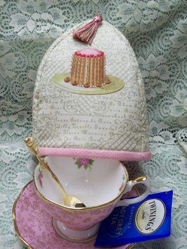 French Tea Cakes Tea Cup Cozy Cover-Roses And Teacups