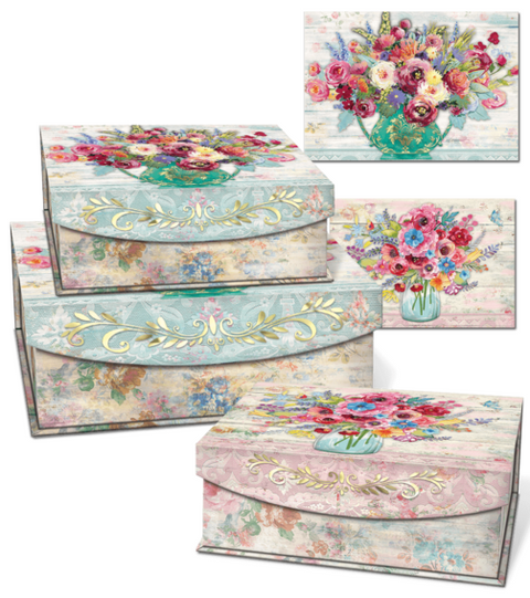 Fresh Flowers Medium Nesting Boxes