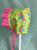 Fun Flowers Baby Bonnet-Roses And Teacups