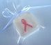 Gift Pack of 3 Pink Ribbon Breast Cancer Awareness Decorative Glycerin Gift & Guest Soap Favors