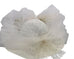 Ivory 5″ Large Brim Edwardian Hat W/Tulle Seafoam Flowers #4493