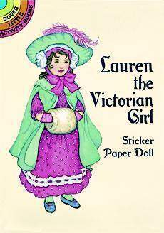 Lauren the Victorian Doll Girls Tea Party Reusable Sticker Activity Set-Roses And Teacups