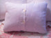Lavender Boudoir Pillow Sham with Vintage Buttons-Roses And Teacups
