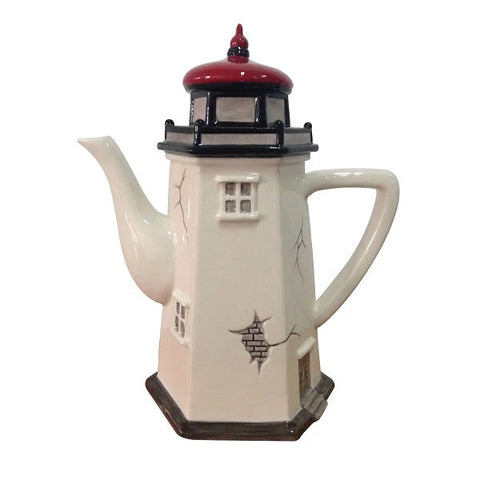 Lighthouse Handmade Ceramic Novelty Teapot