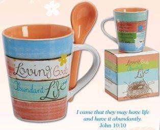 Loving God's Abundant Life Mug