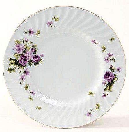 Lydia Porcelain Set of 6 Dessert Plates