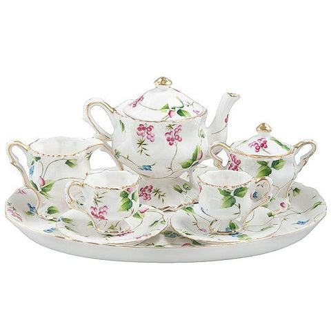 Madison Girls Tea Set Children - FREE Tea Included!-Roses And Teacups