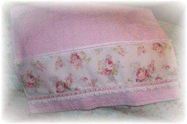 Mary Rose Pink Decorative Guest Towel-Limited Supply!-Roses And Teacups