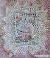 Miss Pretty Kitty in Pink Teacup Ornament Lavender Sachet-Roses And Teacups