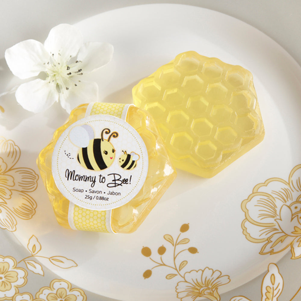 Mommy to Bee Honey Scented Honeycomb Soap (Set of 4)-Roses And Teacups