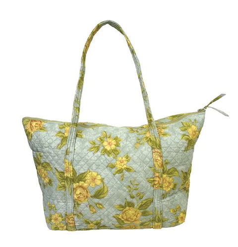 Morning Rose Quilted Tote