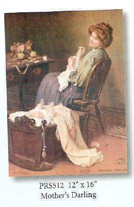 Mother's Darling Victorian Print