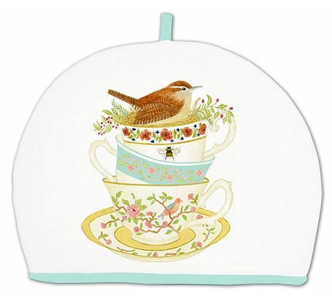Nest on Stacked Tea Cups Tea Cozy (Cosy) - Only 4 Left!-Roses And Teacups