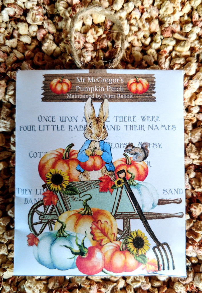 Peter Rabbit Fall Party Favors Set of 3 Sachets-Roses And Teacups