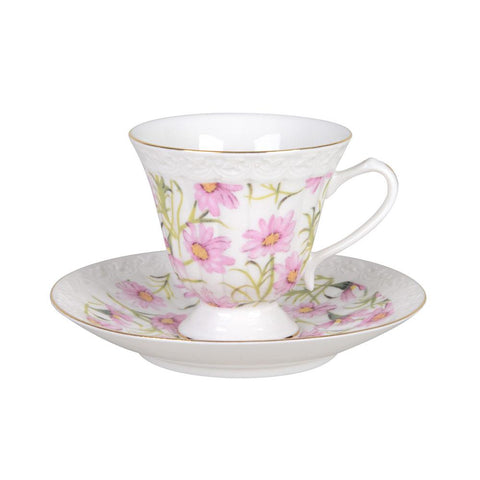 Pink Daisy Tea Cups Set of 4-Roses And Teacups