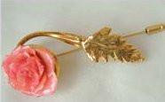 Pink Rose Pin