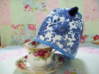 Porcelain Paisley Tea Cup Cozy Cover-Roses And Teacups