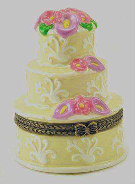 Porcelain Teapot Favor - Wedding Cake