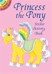Princess Pony Girls Tea Party Sticker Activity Set-Roses And Teacups