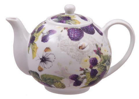 Purple Raspberry Discount Teapot-Roses And Teacups