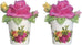 Rare Royal Albert Old Country Roses Sculpted Rose Salt and Pepper Shakers - Only 2 Available!-Roses And Teacups