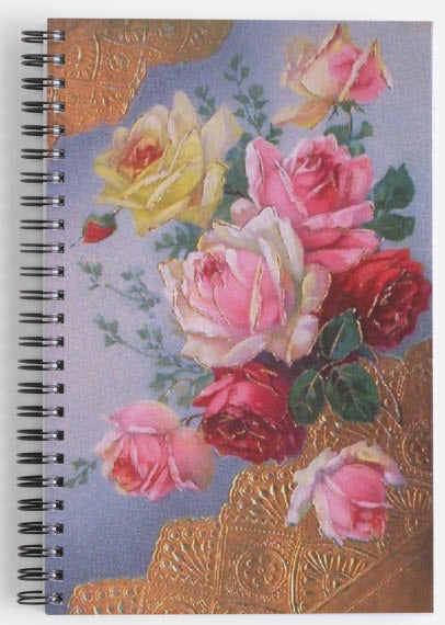 Rose Bouquet Spiral Notebook Journal