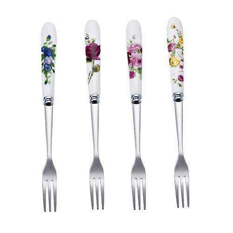 Rosemarie Ceramic Handle Forks - Only 1 Set Available!