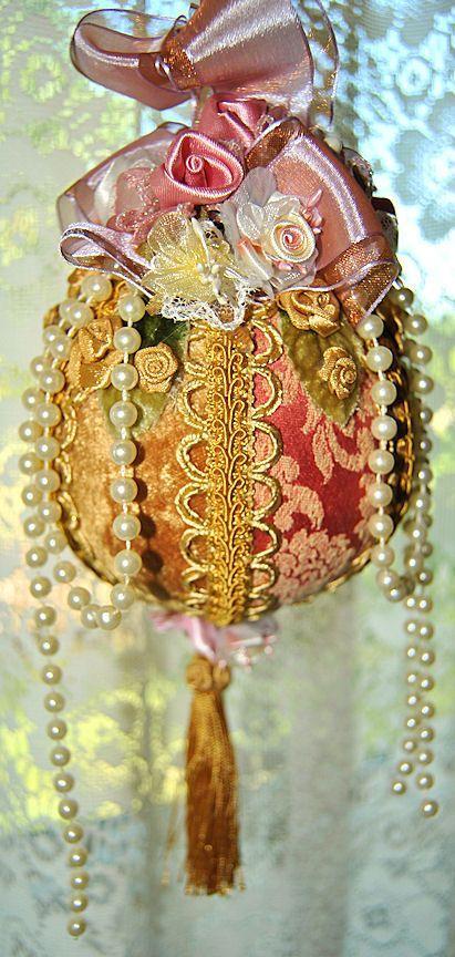 Sarah Victorian Holiday Christmas Ornament - Only 3 Available!-Roses And Teacups